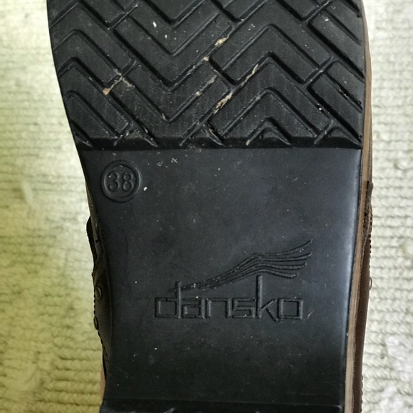 Dansko Brown Leather Clogs - Picture 6 of 6